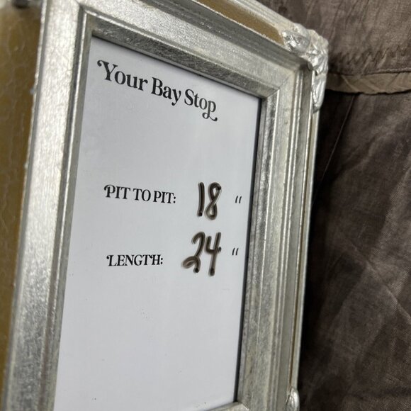 Anthropologie People Like Frank Women's Jacket Brown Size Med Long Sleeve Lined - Picture 7 of 8